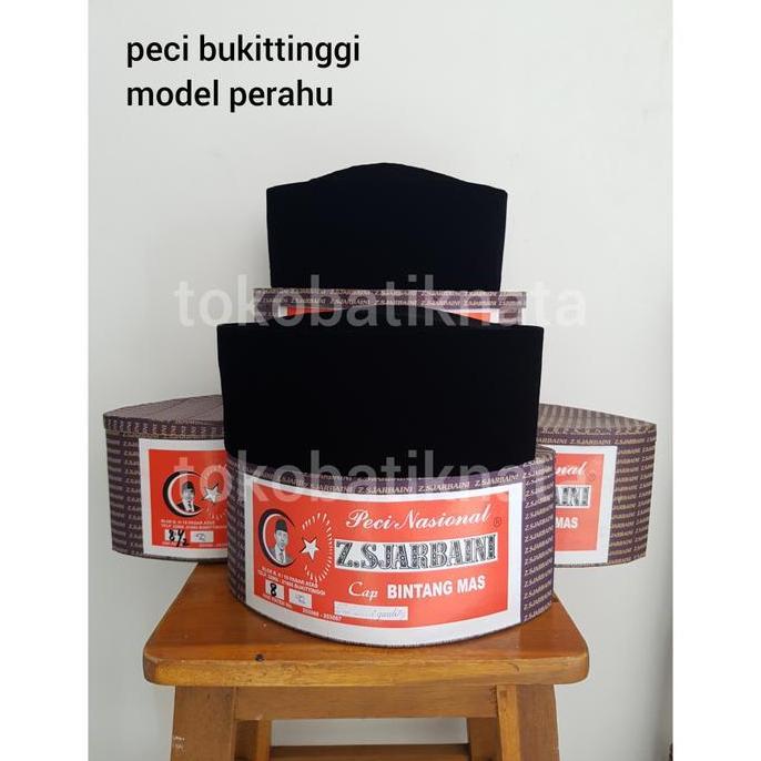 Uwouwo- Peci Bukittinggi Songkok Nasional Cap Bintang Mas, Z Sjarbaini