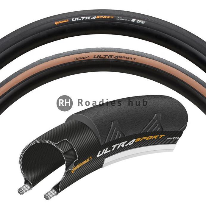 Ready Ban Continental Ultra Sport 3 700C Clincher Black / Brown