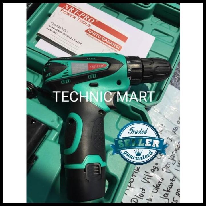GRATIS ONGKIR BOR BATERAI /CORDLESS DRILL NRT PRO DC-330
