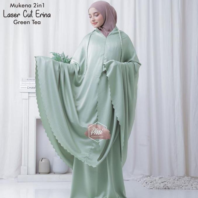 BEST SELLER MUKENA 2IN1 PREMIUM LASER CUT ERINA