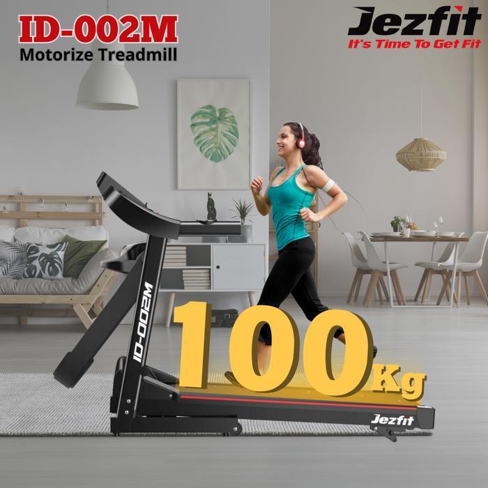 Jezfit Alat Fitness Treadmill Elektrik Id 002M Original Dan Terpercaya