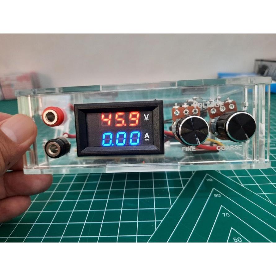 Adjustable Dc Power Supply Dc 2A Dengan Voltmeter Dan Ampere Meter