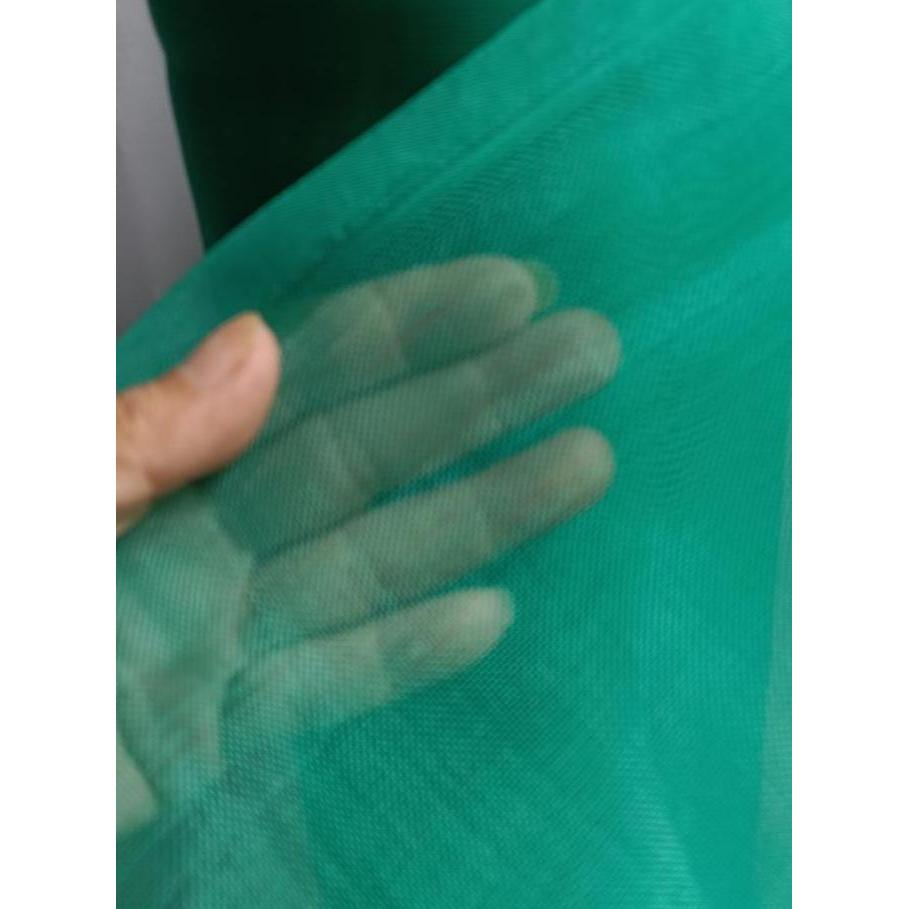 Waring kasa Marlin Hijau Rol P [ varian 50 m / 25 m ] x L 1 m/ waring hijau/ waring keramba hijau/ j