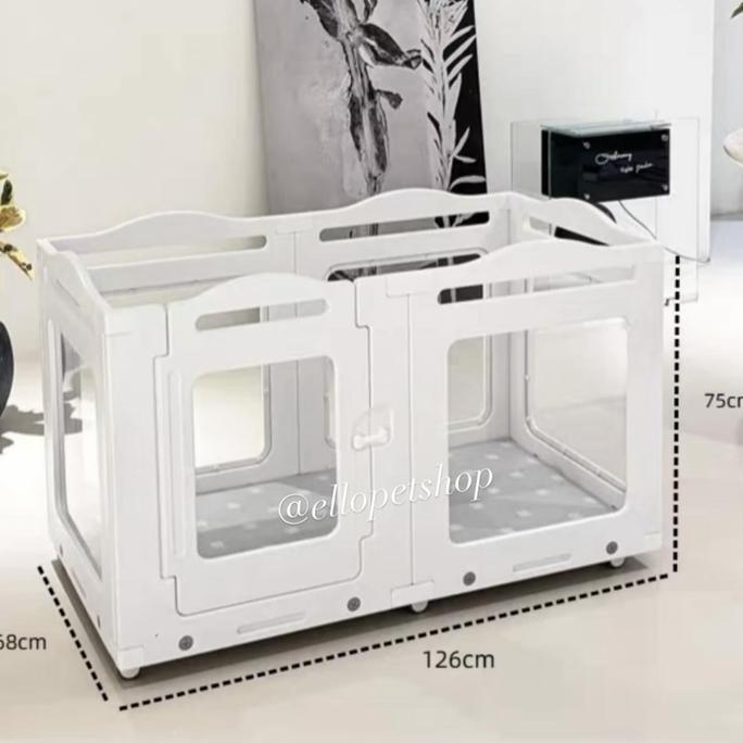 DOG FENCE / PET FENCE / KANDANG KUCING / KANDANG ANJING AKRILIK