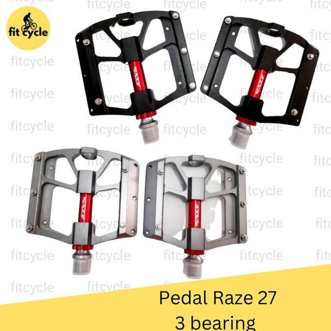 PEDAL RAZE 27 PEDAL SEPEDA RAZE 3 BEARING ORIGINAL DAN TERPERCAYA