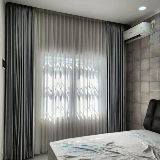 Gorden Jendela Blackout Custom Polos Import Mewah Elegan Gorden Hotel