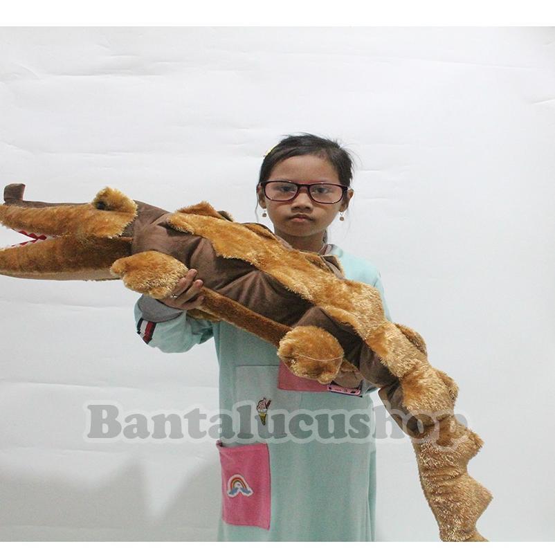 Limited Boneka Buaya Boneka Reptile Jumbo 110Cm Lembut