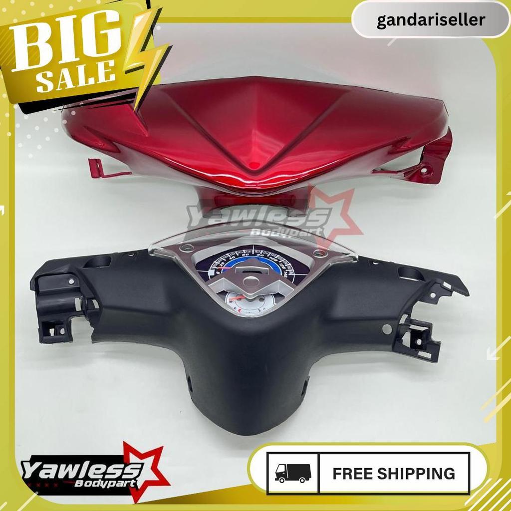 Batok Kepala Komplit Mio Soul Merah / Batok Yamaha Mio Soul Merah 2010 6.6