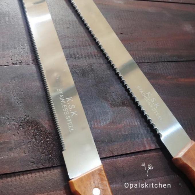 12 Inch Pisau Roti Cake Stainless Steel Panjang Wedding Knife