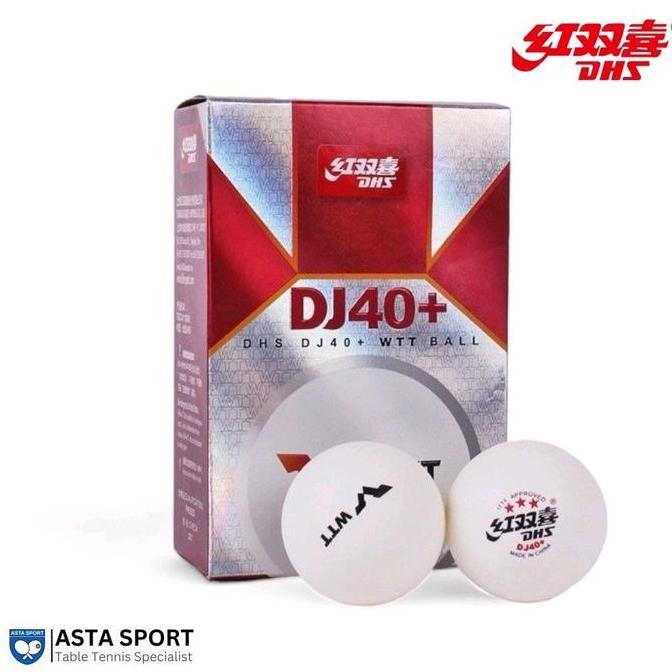 DHS Balls 3 Star WTT / bola pingpong bola tenis meja (TERBAIK) (TERBARU) (TERMURAH)