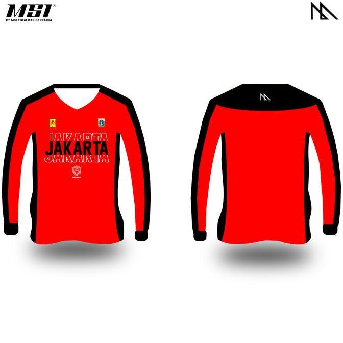 S SHIRT MSI - POMNAS JAKARTA REDBLACK (TERBAIK) (TERBARU) (TERMURAH)