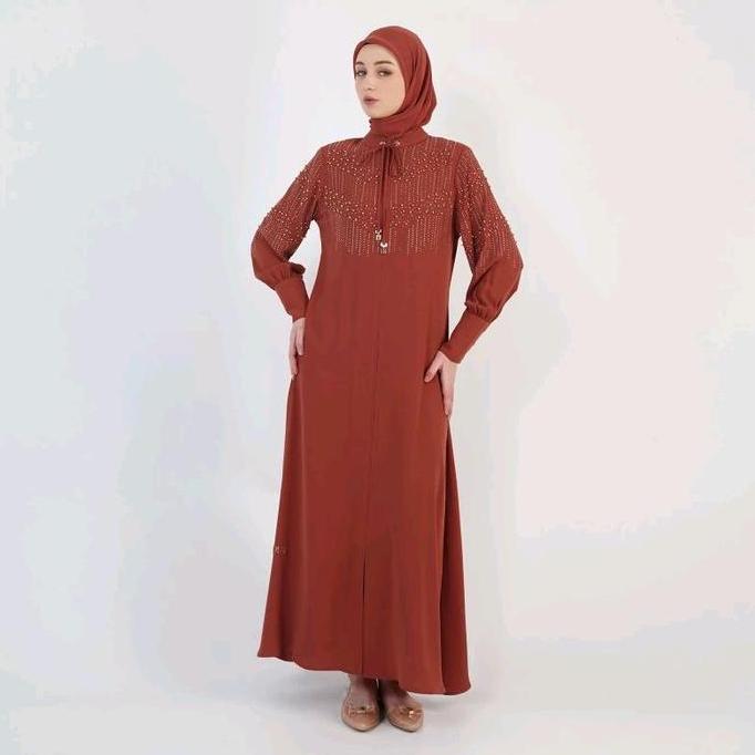 Sale A5817 - Abaya Hikmat Fashion Original Set Hijab