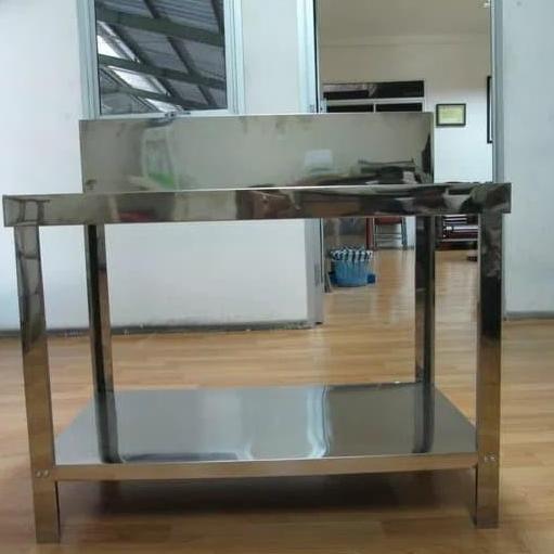 Thebest- Meja Kompor Stainless Stell Serbaguna Merk Metalco MT2