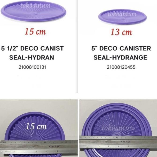Thebest- Tutup toples tupperware deco canister