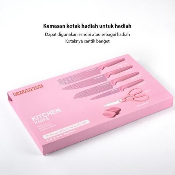 Diamond Knives Set Pisau Berlian Cookware Pisau Dapur (TERBAIK) (TERBARU) (TERMURAH)