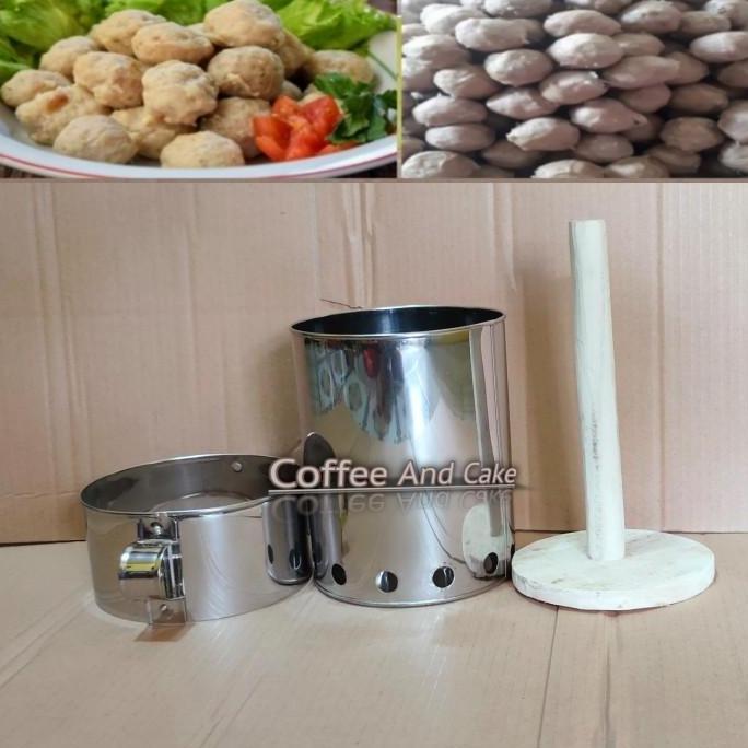 Thebest- Cetakan pentol bakso manual isi 12 lubang / alat pencetak pentol bakso