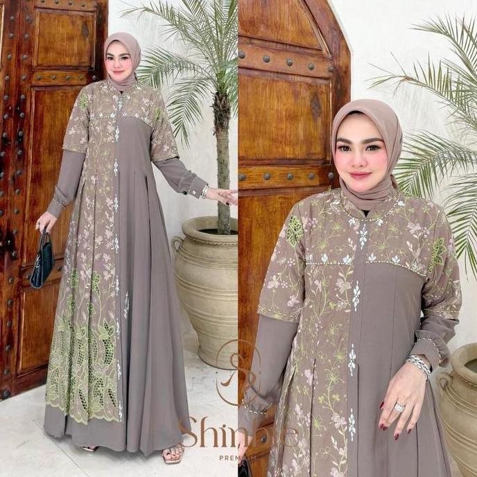 Murah Shinbie Dress Andini Dress - Andini Dress Terbaru - Gamis Shinbie