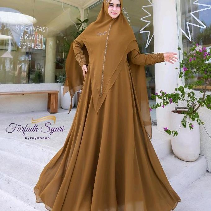 Sale Alika Series By Farfadh Syari | Gamis Ceruty Premium Polos Mewah