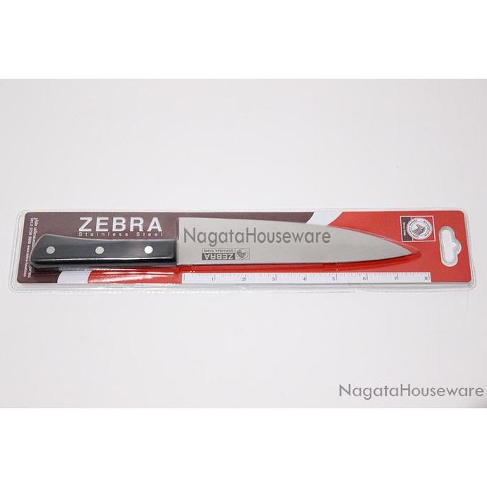 Pisau Dapur Stainless Steel / Pisau Zebra Chef Knife 8'' Zebra 100224 (TERBAIK) (TERBARU) (TERMURAH)