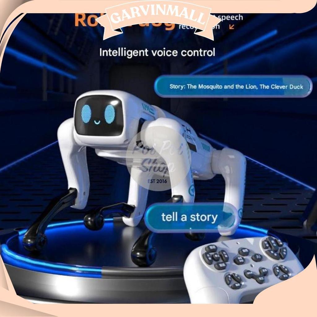 Mainan Robot Anjing Dog Rc Joget Unitree Mechdog Mainan Edukasi Anak Turret Robodog Canggih Nari Kad