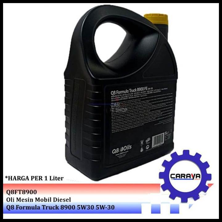 TERLARIS OLI MESIN MOBIL DIESEL Q8 FORMULA TRUCK 8900 5W30 5W-30