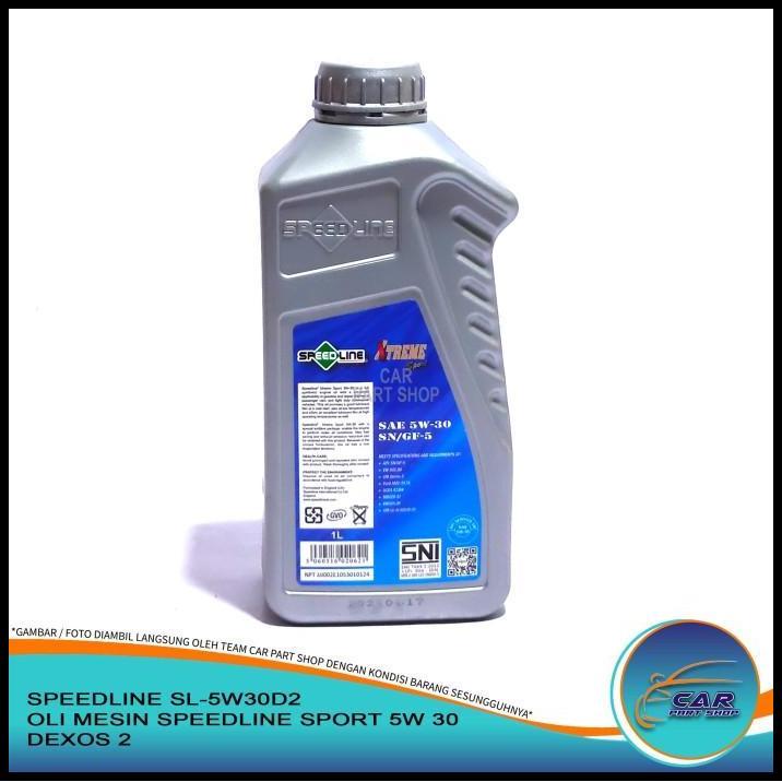TERLARIS OLI MESIN SPEEDLINE SPORT 5W 30 DEXOS 2 HIGH QUALITY 