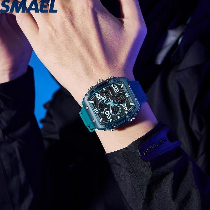 BEST SELLER JAM TANGAN ANALOG DIGITAL PRIA WANITA SMAEL8109