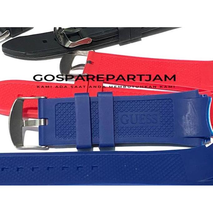 Strap Tali Jam Tangan Guess GS gww0248G5 W0247G3 Pria Rubber