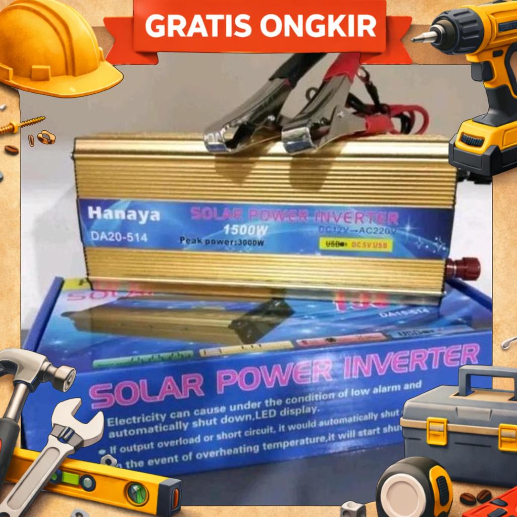 Promo Power Inverter 1500 Watt 12V/ Inverter 1500Watt Hanaya