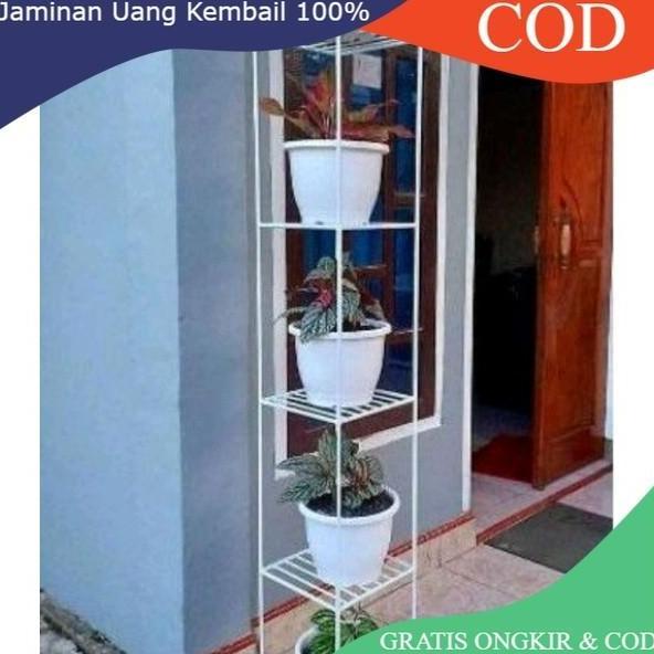 BESI 8MM RAK BUNGA RAM 5 TINGKAT TINGGI 120 CM / STANDING POT