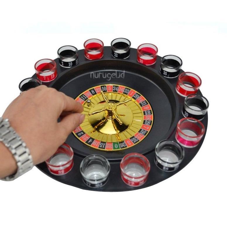 Drinking Roulette Set Party Game Permainan Rolet Pesta Minum