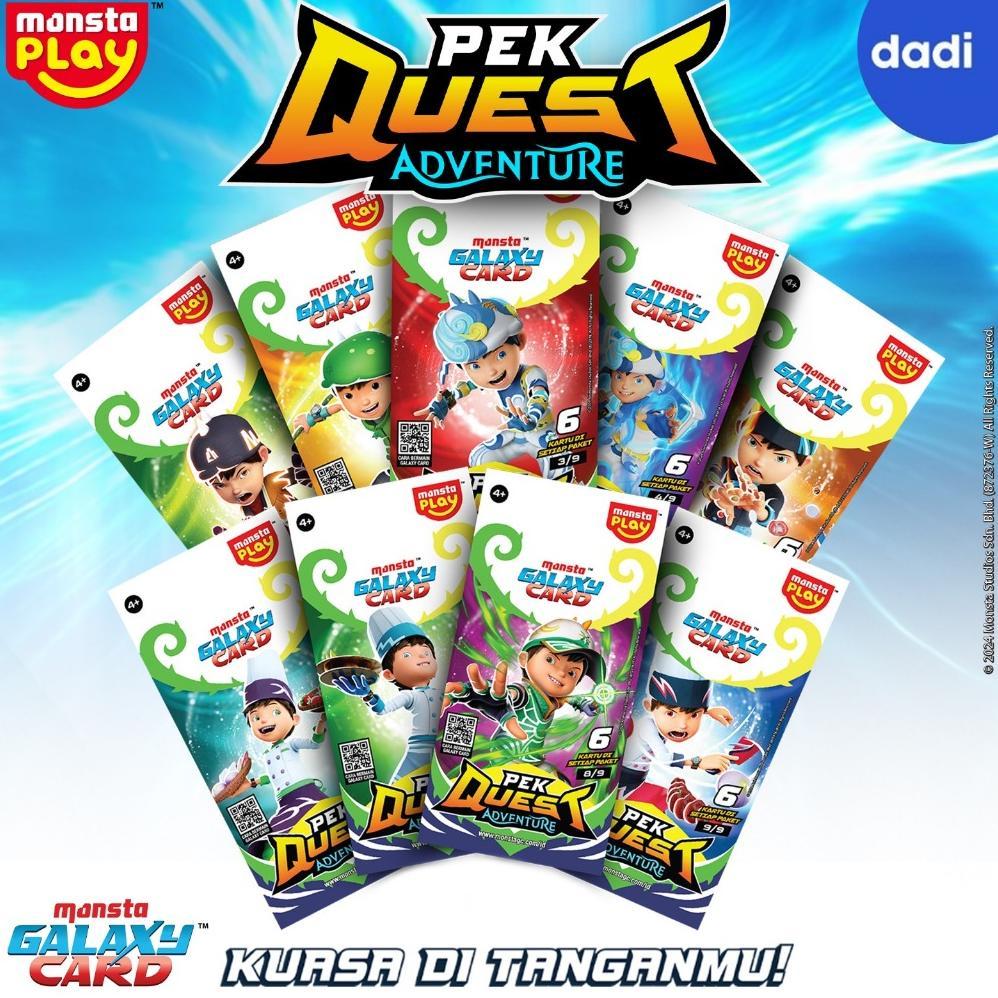 Dadi - BoBoiBoy Galaxy Card Pek Quest Adventure 1 Set - Mainan/Card game