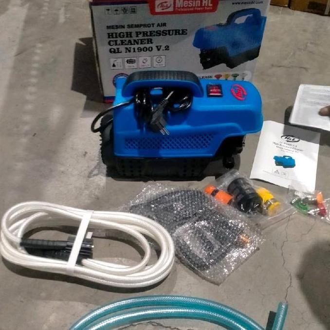 HL Alat Mesin Cuci Mobil Motor High Pressure Jet Cleaner HL QL-1900 Car 580W 70 Bar 380 L/H dengan S