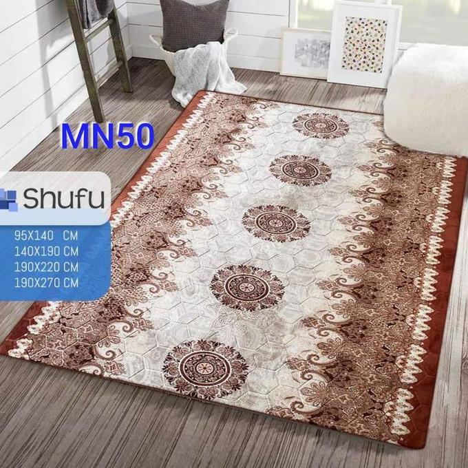 Promo Karpet Busa Shufu Malaysia 190X270 Jumbo / Karpet Import / Motif In Minimalis Cod