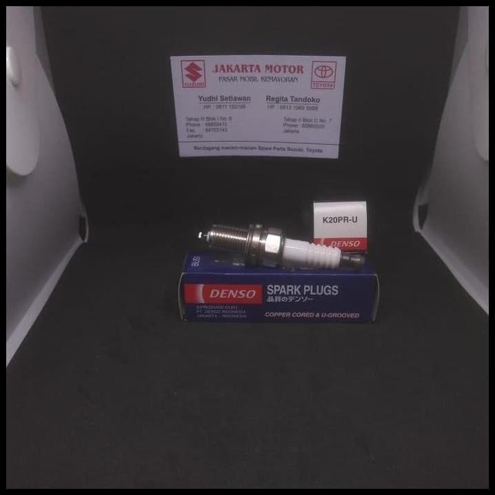 TERLARIS BUSI K20PRU DENSO MOBIL AVANZA XENIA OLD BALENO APV FUTURA INJEKSI ORI 