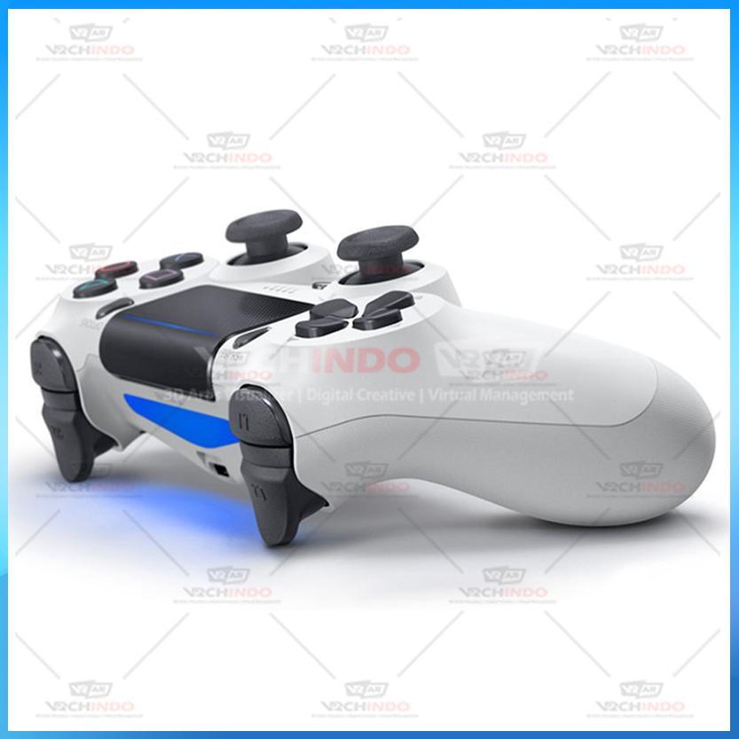 Wireless Stick PS4 Original USB Charger Putih - Stik PS4 with BOX 