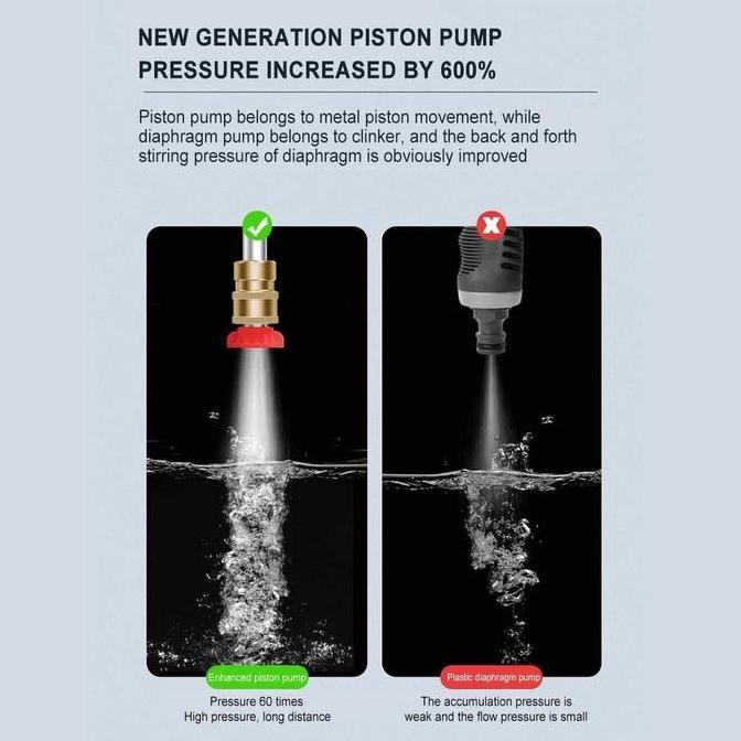 Alat Cuci Mobil Cuci Steam Cordless Tanpa Kabel Ac Mobil Screen Salon Berkualitas Pompa Mesin Steam 