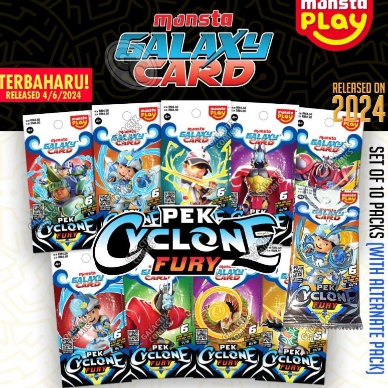 Boboiboy Galaxy Card PEK Full Set