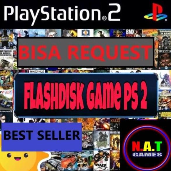 Flashdisk sudah terisi Game PS2 Kesukaan Mu