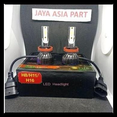 TERMURAH STANLEE LED H11/H8/H16 BOHLAM LAMPU LED H 11/H 8/H 16 AUTOVISION HEADLIGHT PUTIH 6000K