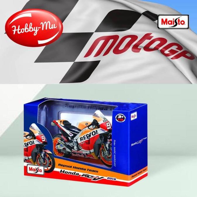 Miniatur Motor Honda Motogp Racing2018 Repsol Honda - Maisto Skala1:18