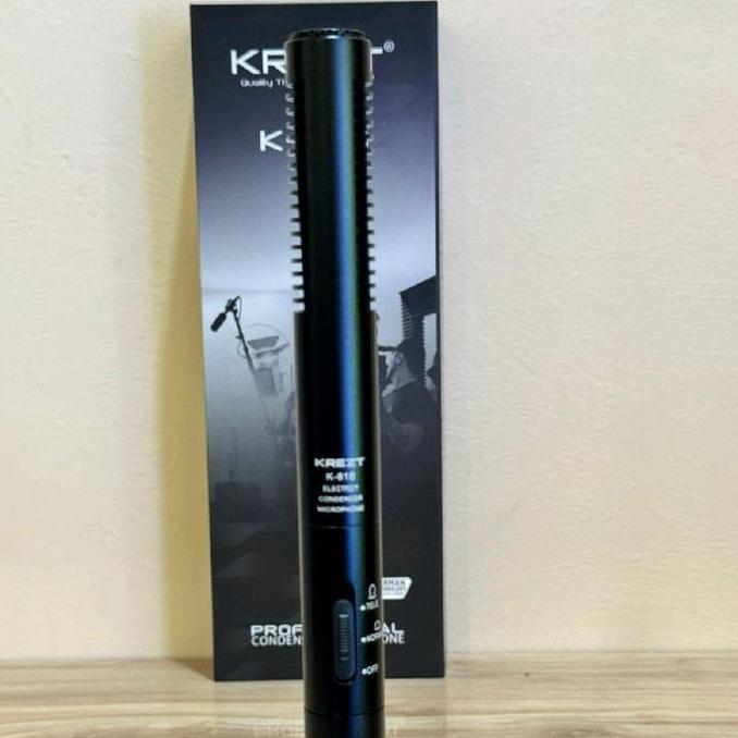 Newall-- Condenser Microphone Krezt K-818 Original  - Mic Condensor Krezt K818 , Mic Kabel Condensor
