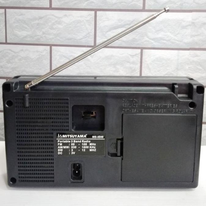 Murah Radio Portable Mitsuyama Ms-4046/Radio Kecil/Radio Am-Fm