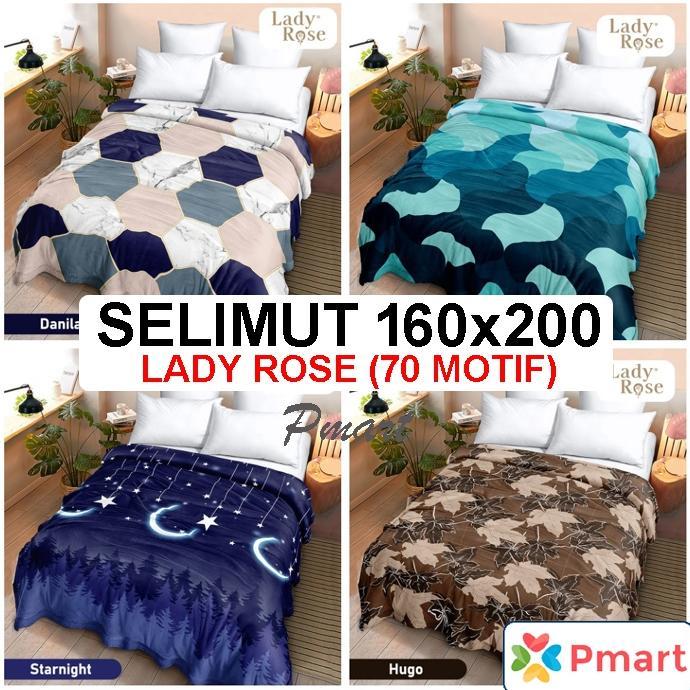SELIMUT LADY ROSE 160x200 / LADY ROSE SELIMUT / BLANKET LADY ROSE
