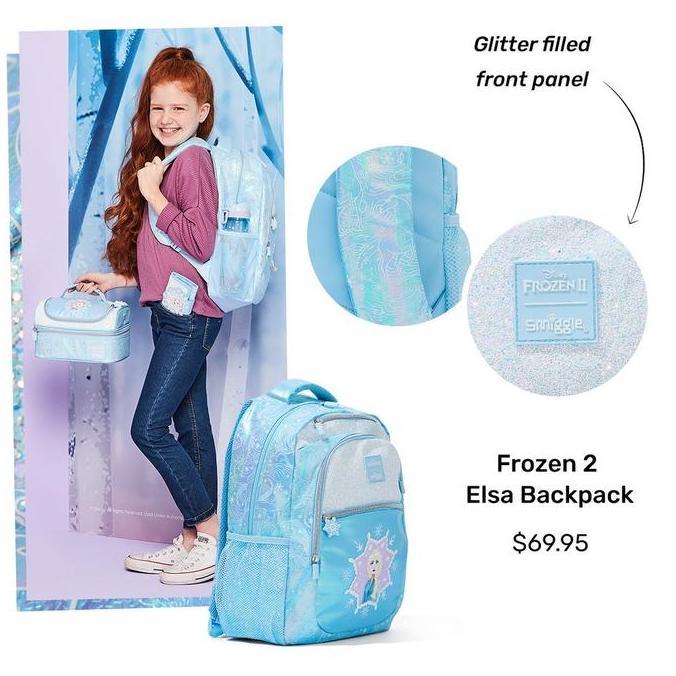 SMIGGLE FROZEN BACKPACK - SMIGGLE FROZEN II BACKPACK ORIGINAL