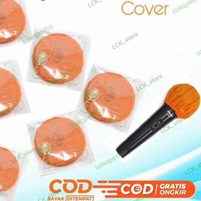 Newall-- Cover Microphone /Cover Mic /Sarung Microphone/Tisu Mic/Pembungkus Mic
