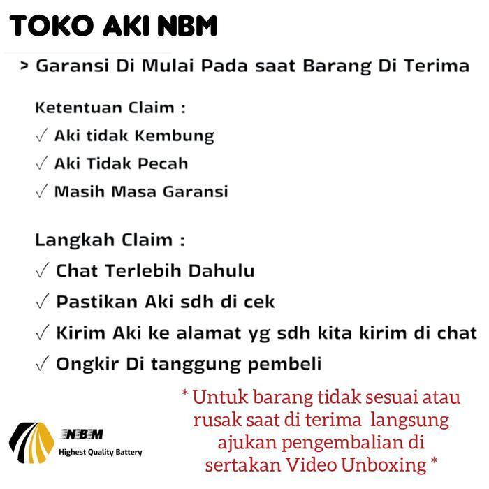 Aki Mobil Avanza/Rush/Taruna/Xenia/Escudo Gs Gold Star Ns60 Premium 45 Ampere Original Dan Terpercay