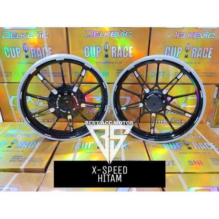 Velg Delkevic Xspeed Mio Sporty Mio M3 Beat Vario Scoopy Genio Vario 125 Vario 160 Ring 14 Velg Beat