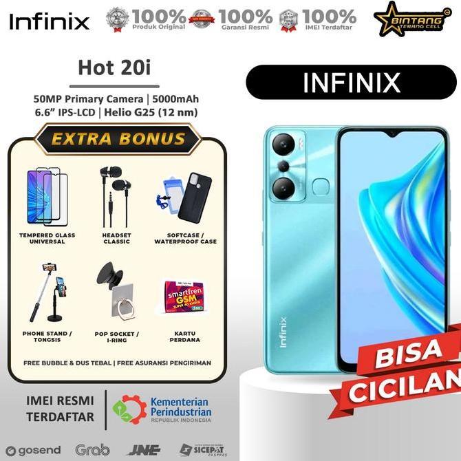 Gasskirim- Infinix Hot 20S Hot 20S Ram 8/128Gb Extended 5Gb Garansi Resmi