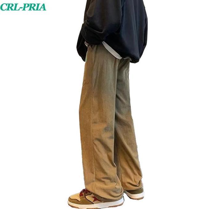 Boyinboy- Celana Pria Corduroy Celana Panjang Corduroy Pria Celana Corduroy Pria Gombrang Celana Ske